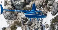 R-66 helicopter in flight