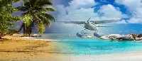 Aereo su spiaggia