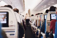 Aircraft. Inflighto: the new app for passengers. The application illustrates the overflown territory to the traveler
