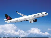 A-321 airplane in flight of Air Canada