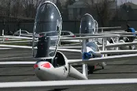 Some gliders on the runway, in an index photo (photo by Mauro Cini)