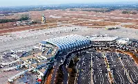 Budapest Airport panorama