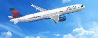 Aereo A-321neo di Delta Air Lines in volo