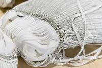 The cargo parachute designed by the Russian company Rostec