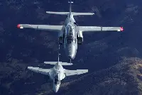 M-345 and M-346 airplanes in flight