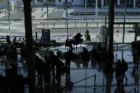Un'area dedicata alla musica in un aeroporto