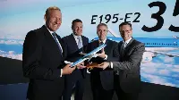 Embraer announces KLM intention for up to 35 E-195E2 jets at "Paris-Le Bourget" on June 19, 2019