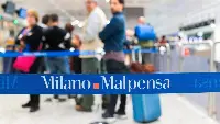 Delimitatore area presso l'aeroporto di Milano-Malpensa
