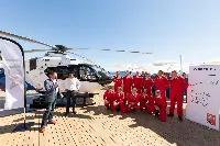 "Red Arrows" air display supports handover to UK’s HeliGroup of first ACH-135 Helionix for VIP Charter
