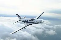 A Piper PA-46 aircraft during flight