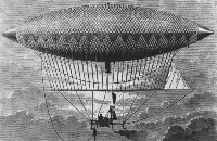 First flight of a powered airship (September 24, 1852)
