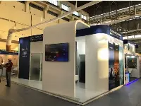 Stand of Elettronica Group at "Aero India Show 2019" (February 20-24 in Bengaluru)