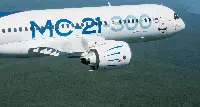 MC-21/300 airplane in flight