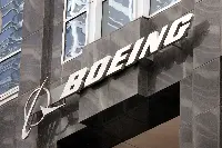 Logo of Boeing