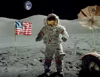 One of the pictures of Apollo 17 mission
