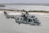 French Armed Forces' H-225M helicopter in flight