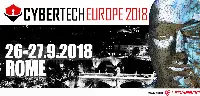 Logo of "Cybertech Europe 2018" (September 26-27, 2018 in Rome)