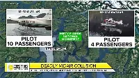 CBS : news about the collision in flight between two seaplanes in Alaska