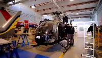 Seized helicopters become teaching aids for students