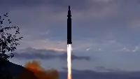 A missile tested by North Korea