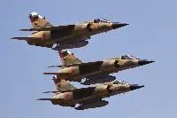 Three Dassault Mirage F1 aircraft of Maroc Royal Air Force