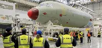Airbus inaugurates new Toulouse A-320 airplane Family Final Assembly Line