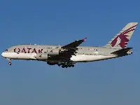 Airbus A-380 del vettore aereo Qatar Airways