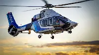 H-160 helicopter in flight of All Nippon Helicopter