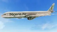 Un velivolo del vettore aereo africano Nigeria Air