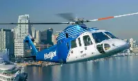 A Canadian Helijet helicopter