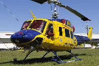 A Bell 214B-1 helicopter