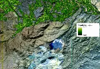PRISMA detected vegetation water content in Perù, recognizing well-irrigated fields and droughts