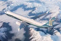 B-737 MAX 10 airplane in flight