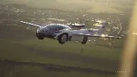 First flight of AirCar plane of Klein Vision in Slovakia