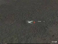 Aircraft in Mexico spotted by Google Earth