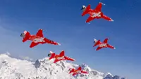 Northrop F-5E Tiger II aircraft of Patrouille Suisse