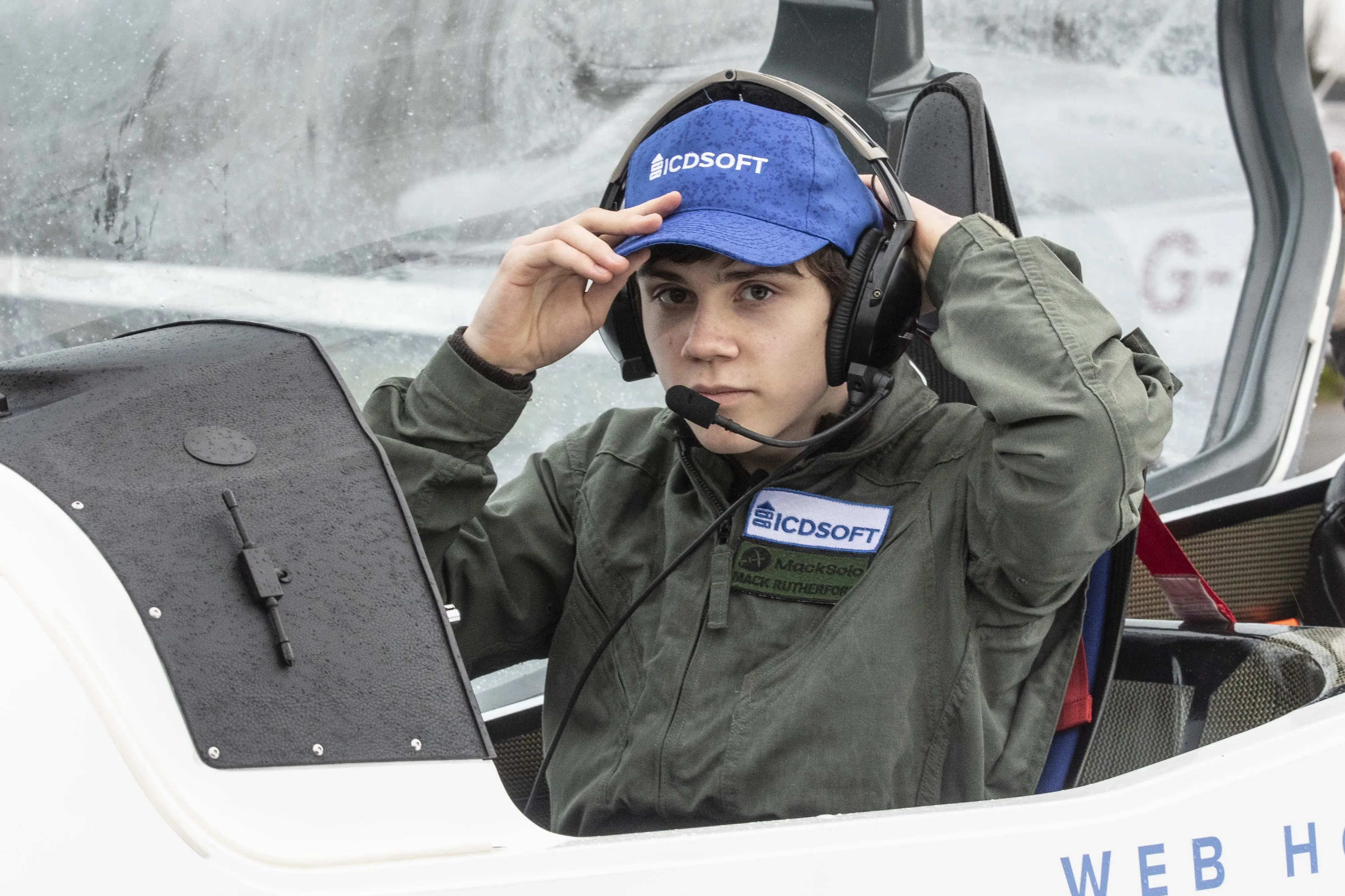 Mack Rutherford is the youngest airplane pilot to fly solo around the world