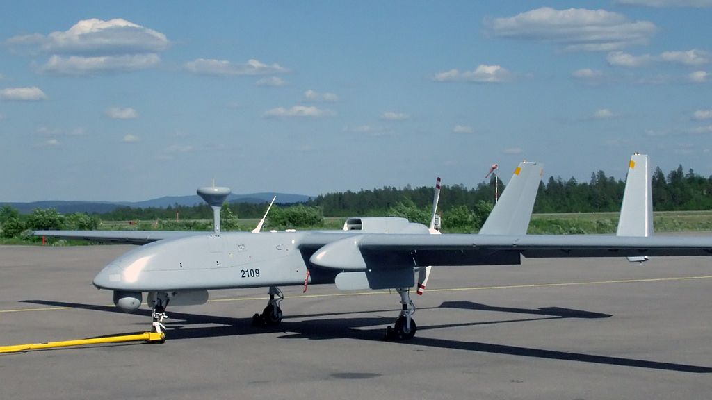 Heron UAV aircraft