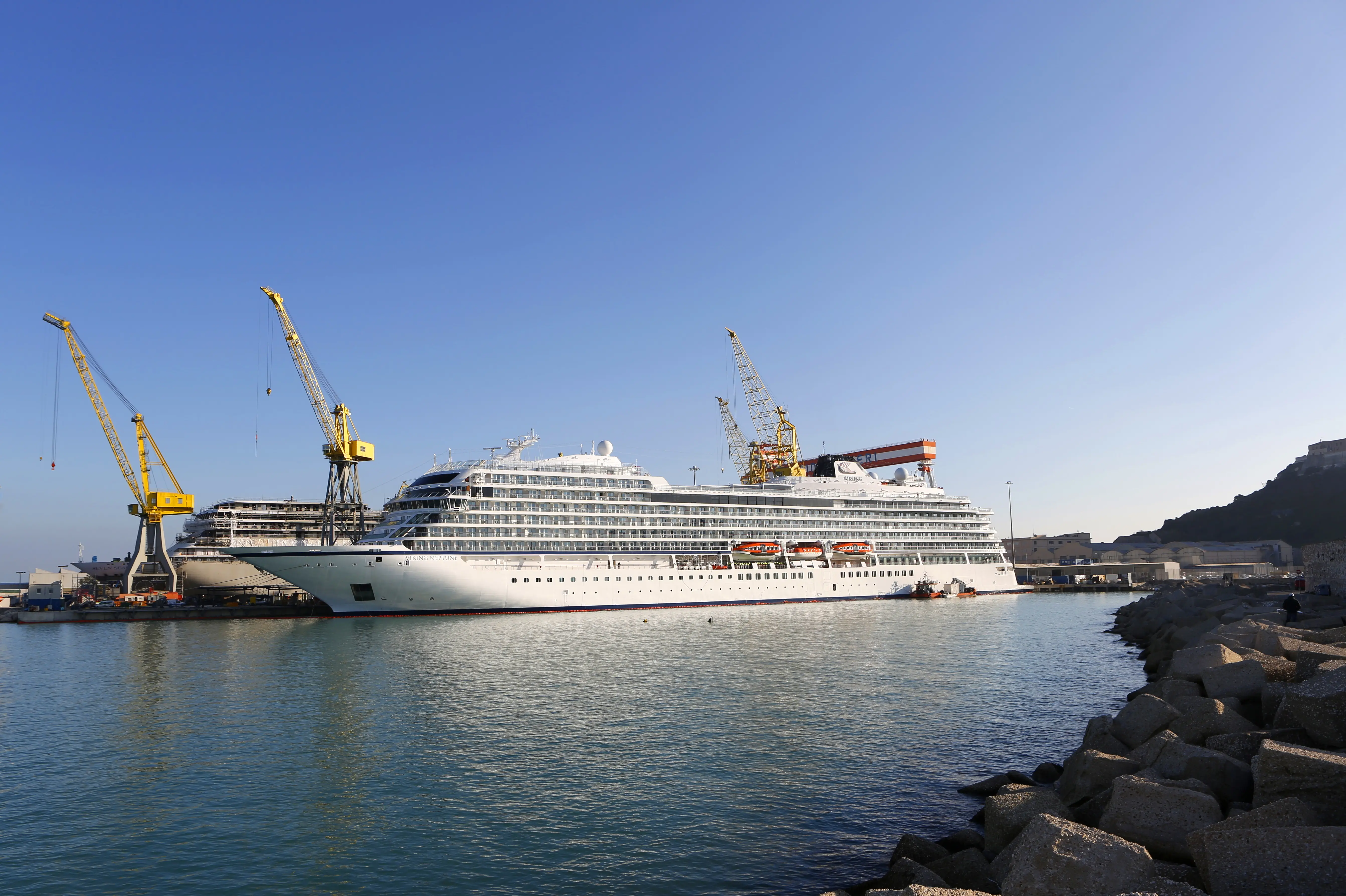Fincantieri: “Viking Neptune”, the newest ocean cruise ship has been delivered on November 10, 2022 at the shipyard in Ancona