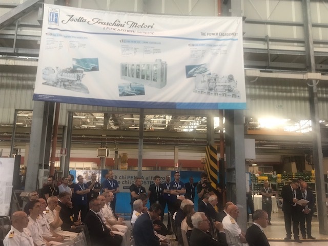Isotta Fraschini Motori (Fincantieri): presentazione nuovo gruppo elettrogeno 16V170C2ME, Bari 11 giugno 2019