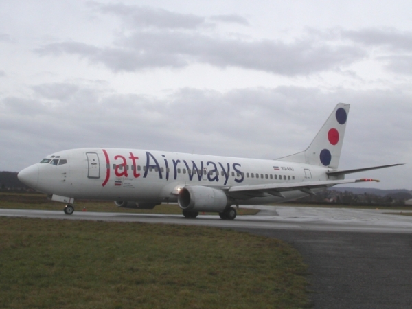 Aereo di Jat Airways, che dal 1 agosto 2013 ha preso il nome di Air Serbia