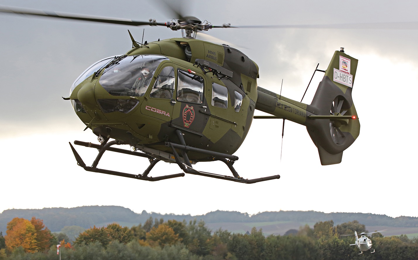 Elicottero H-145 consegnato all'aeronautica militare ecuadoriana