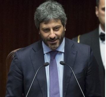 Roberto Fico eletto il 24 marzo 2018 presidente della Camera dei deputati durante il suo discorso di insediamento
