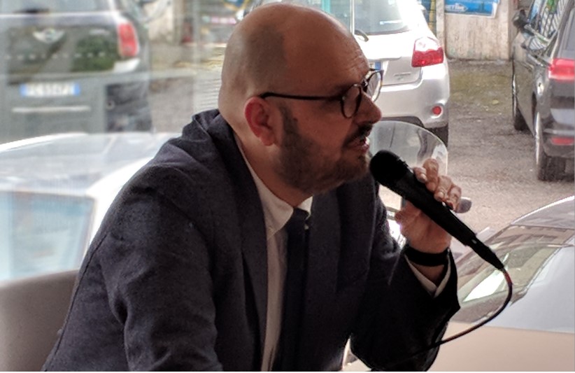 Prof. Gaetano Intrieri, docente di controllo di Gestione Universitá Tor Vergata Roma, al convegno "Alitalia: bene di tutti o bocconcino per pochi?" di Roma del 10 aprile 2018