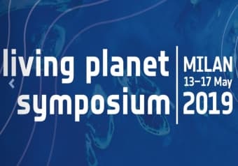 Logo of Living Planet Symposium event (MiCo, Milano Convention Centre, May 13-17, 2019)