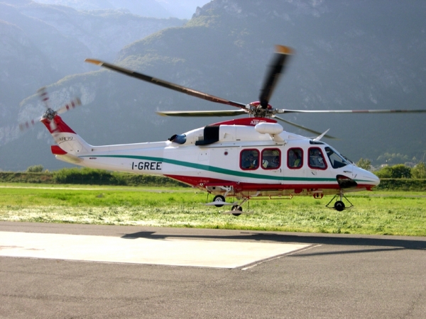 AB-139 della Airgreen per il Nucleo Elicotteri della Provincia di Trento (foto M.M.)