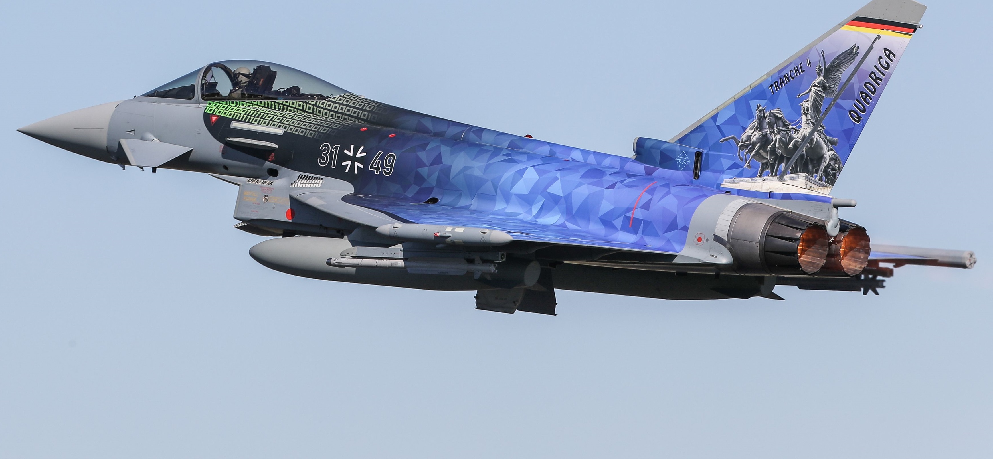 Aereo Eurofighter destinato all'aeronautica militare tedesca, progetto Quadriga