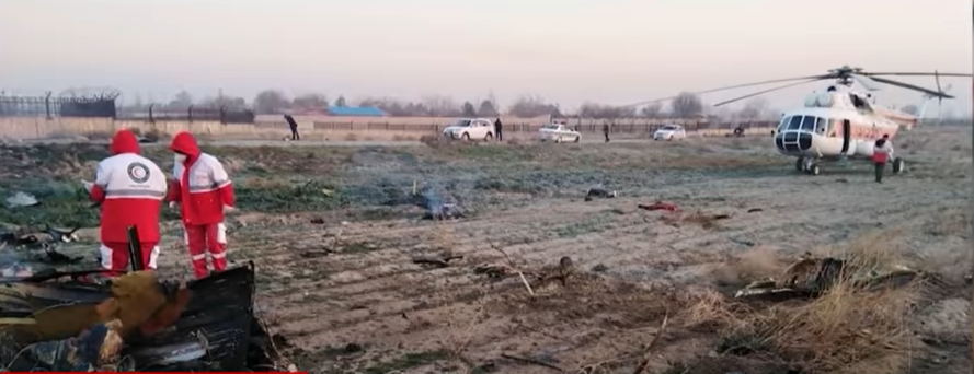 Ukraine Airlines B-737 plane crashed after Tehran's "Imam-Khomeini" international airport, 01/08/2020
