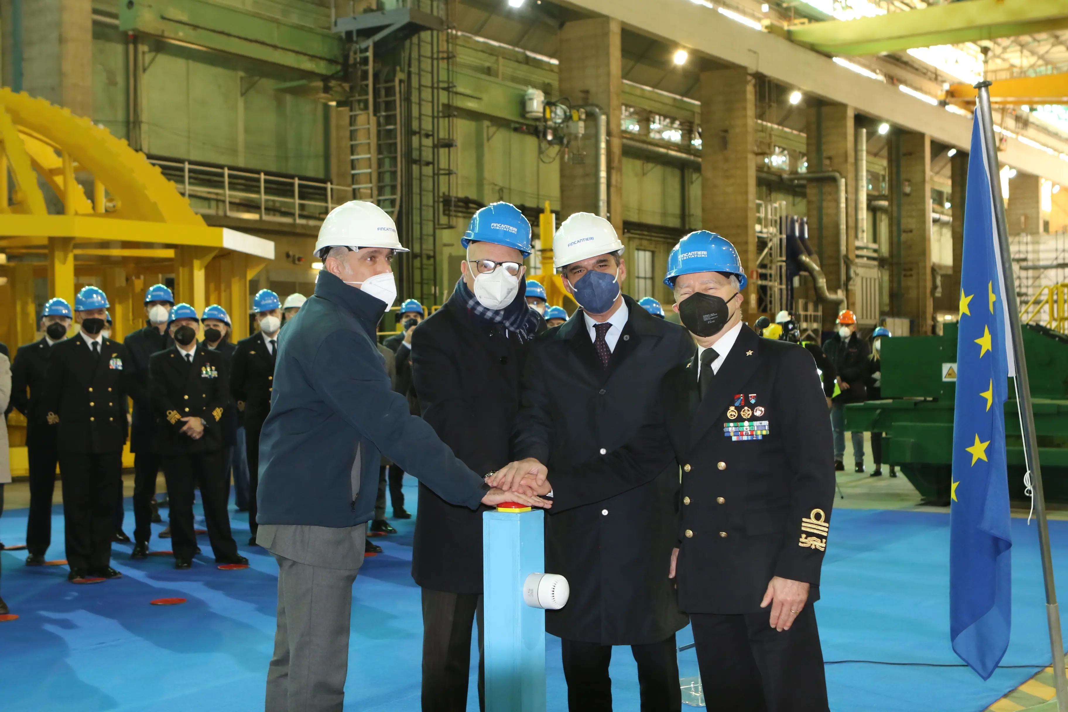 Fincantieri, production activities for the first of two new-generation submarines, as part of the U212NFS (Near Future Submarine) acquisition program of the Italian Navy, started on January 11, 2022 at the Muggiano (La Spezia) shipyard
