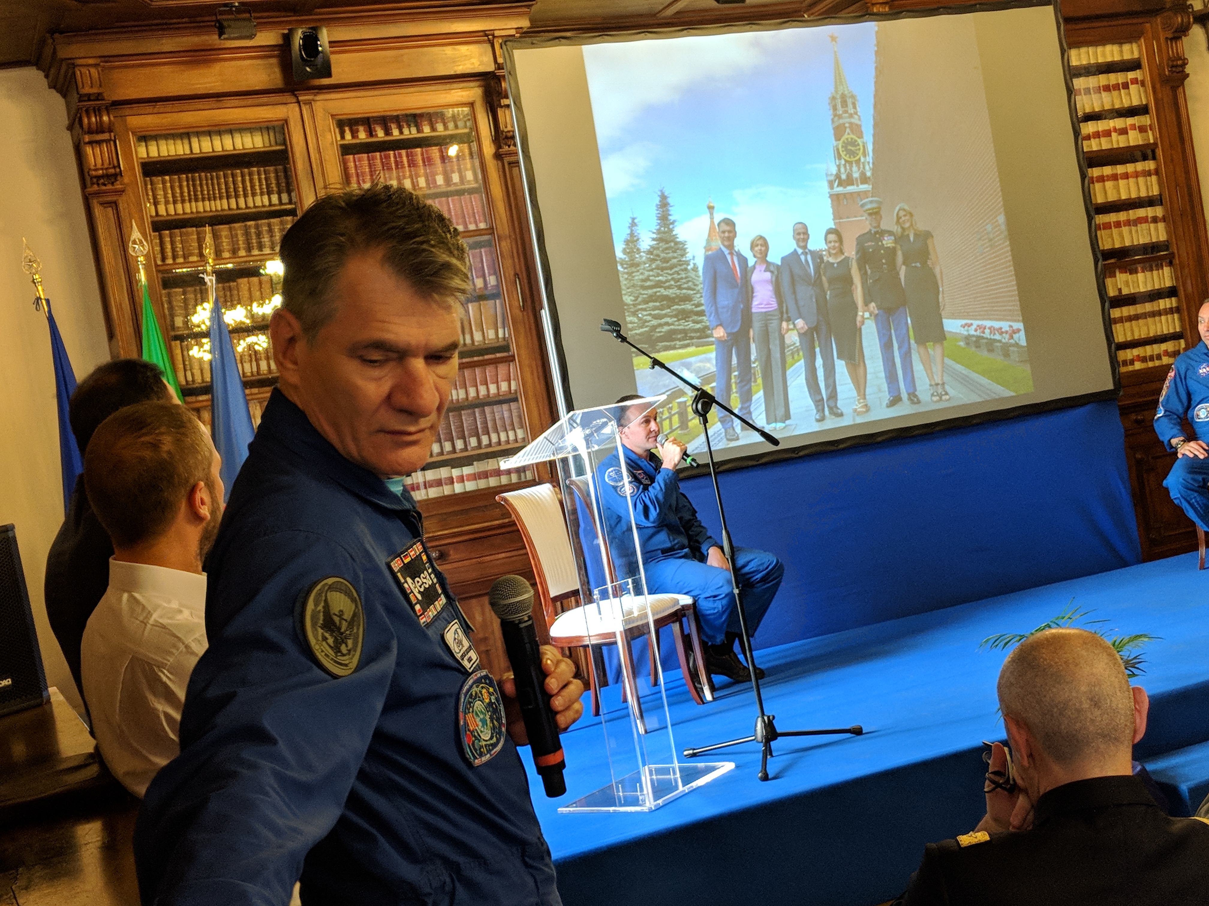 Conferenza dell'astronauta Paolo Nespoli tenutasi a Roma in data 8 giugno 2018 presso Palazzo Esercito